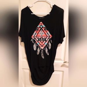Sweet Rain Women's Hi- Low Tunic